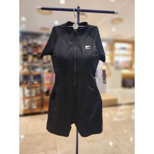 레노마수영복 레노마수영복  RN-LF2E864KK 여성캡내장 아쿠아겸용 집업반팔반신실내수영복(캡내장) RNLF2E864