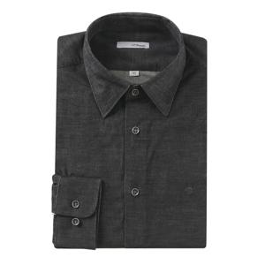 듀퐁셔츠 24년 FW 신상 슬림핏 코듀로이 긴팔 남방 -SE4FM21LS350SDY(다크그레이) SE4FM21LS350