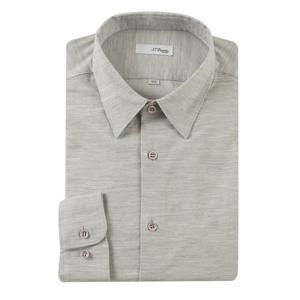 듀퐁셔츠 (S.T듀퐁)24년 FW 신상 슬림핏 코듀로이 긴팔 남방 -SE4FM21LS350SGY(그레이) SE4FM21LS350