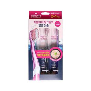 칫솔도매 페리오 히말라야 핑크솔트 초극세모 칫솔 2+1
