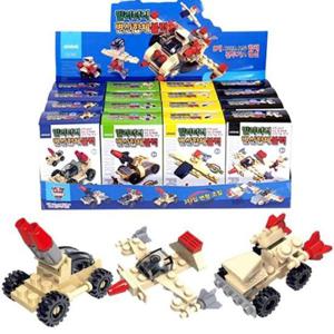 조립장난감 밀리터리 변신합체블럭 (16개입) 전투기조립 블록완구