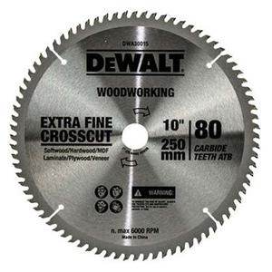 DEWALT 원형톱 날(목공용)_DWA30015-KR 250MM(10)80T 부품 소모품 자재