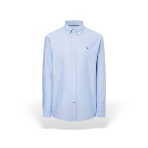 헤지스 남성 솔리드 면 긴팔셔츠 HZSH5E201B2 HZSH5E201