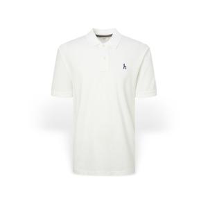 헤지스 남성 솔리드 피케 반팔티셔츠 HZTS5B403WT HZTS5B403