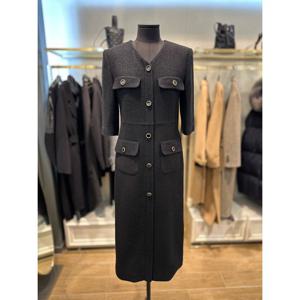 시슬리 시슬리 (SAOP70511) 브이넥 트위드 원피스 SAOP70511