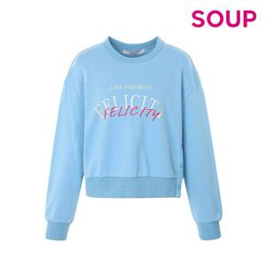 숲 사이드 슬릿 레터링 스웨트 셔츠SA3LT32 SA3LT32