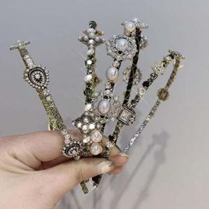 로코코 앤틱 레트로 스타일 럭셔리 헤어밴드 쥬얼리