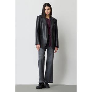 시슬리 시슬리 SISLEY (SALE71511) 페이크 레더 테일러드 자켓 SALE71511