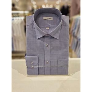 듀퐁셔츠 여름용 울믹스 체크 긴소매 일반핏 셔츠  ( SE4SM11LS122SPU ) SE4SM11LS122