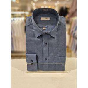 듀퐁셔츠 여름용 린넨믹스 긴소매 일반핏 셔츠  ( SE4SM11LS119SNY ) SE4SM11LS119