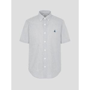 빈폴맨 강연 시어서커 변형 핀 스트라이프 반소매 셔츠 (BC5465C433) BC5465C433