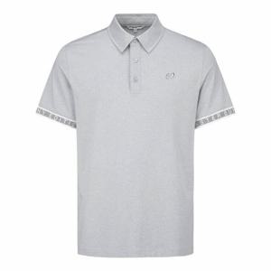 마스터바니에디션 남성 로고 커프스 소프트 칼라 티셔츠(411E2TO612) 411E2TO612