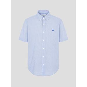 빈폴맨 강연 시어서커 변형 핀 스트라이프 반소매 셔츠 (BC5465C43P) BC5465C43P