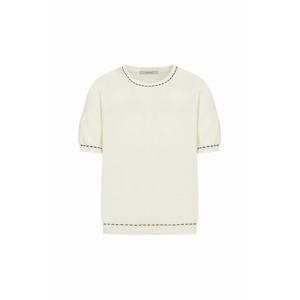 케네스레이디 (E332) 배색 스티치 반팔 풀오버 (EKPOPE0300) EKPOPE0300