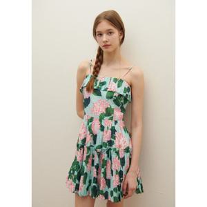 샤틴 주름 민소매 원피스 (S252S661) S252S661