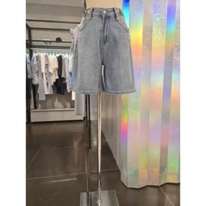 에이비에프지 ab.f.z  허리 이동버클 데님 반바지 (AEZ3HE36) AEZ3HE36