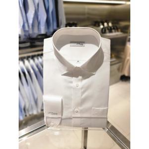 듀퐁셔츠 듀퐁 와이셔츠(SE5SM12LS701SWH)일반핏 긴소매 기본 면혼방 무지 화이트 셔츠 SE5SM12LS701