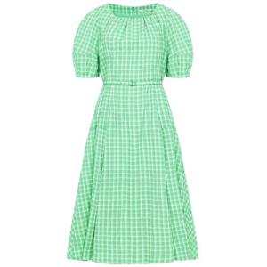 케네스레이디 체크 반소매 원피스 (EWOPPH0400) EWOPPH0400