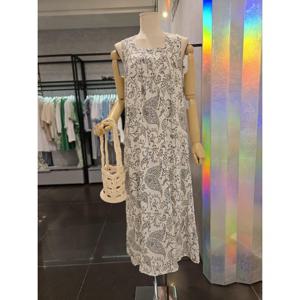 에이비에프지 ab.f.z  패턴 스퀘어 브이넥 롱 나시원피스 (AEZ3HO33) AEZ3HO33