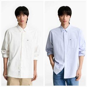 타미힐피거데님 공용 릴랙스 옥스포드 셔츠 (T32F7WSH01TMT2) T32F7WSH01TMT2