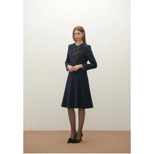 샤틴 프릴 라운드넥 트위드 자켓 (S254M102) S254M102