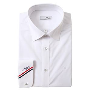 듀퐁셔츠 25F W 시그니처 삼선 포인트 스판 노포켓 일반핏셔츠 SE5FM12LS906SWH SE5FM12LS906