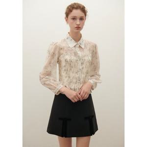 샤틴 플라워 스모킹 블라우스(S253B266) S253B266