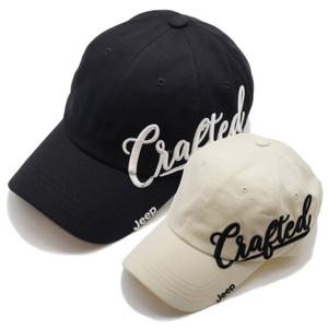 지프 지프 크래프트 엠보 자수 볼캡 (JQ4GCU172) 야구모자 남 여 공용 로고 빈티지 와펜 버클 JQ4GCU172