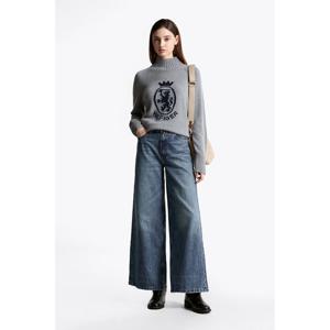 타미힐피거 여성 T22F7NPC051WT1 크리스 와이드 핏 데님 팬츠 T22F7NPC051WT1