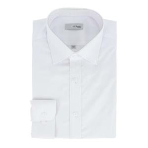 듀퐁셔츠 (S.T듀퐁)25년 FW 신상 슬림핏 스트레치 솔리드 긴팔 셔츠 -SE5FM21LS311SWH(화이트) SE5FM21LS311