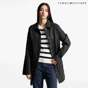 타미힐피거 여성 타미여성 슬림 패딩 퀼팅 재킷 T22F6PCT040WT1 T22F6PCT040WT1