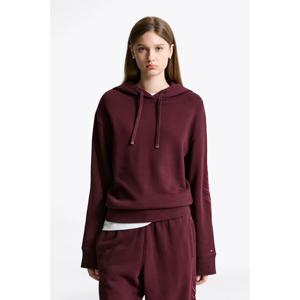 타미힐피거 여성 T22F7TTO062WT1 스크립트 모던 테리 후디 T22F7TTO062WT1