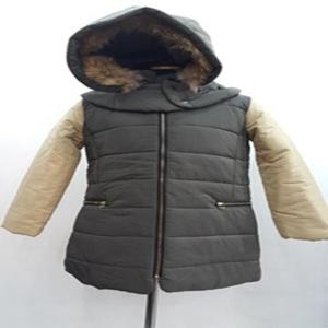 [의류] W16111050 리얼 라쿤퍼 소매배색 후드 롱 패딩 점퍼