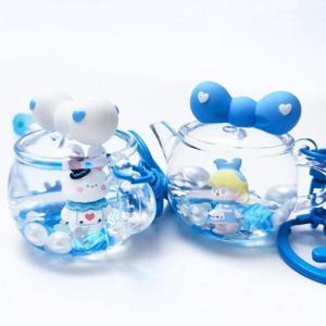 [주식회사 브이와이][JHQSXIPV_51IE]리본 토끼 진주 워터볼 2종