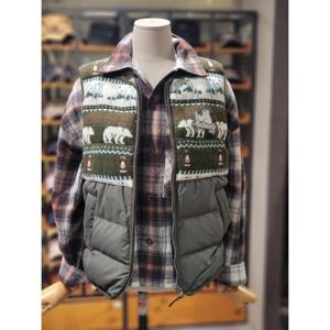 지프 노카라 니트배색 베스트 (JQ4JPF604) JQ4JPF604