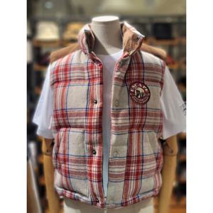 지프 여전 체크 모직 다운베스트 (JQ4JPF603) JQ4JPF603