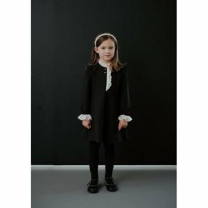 빈 현대충청 BZ54OP03BK 신상 아동 남아 여아 블랙 배색 러플 원피스 캐주얼 코디 패션 선물 BZ54OP03BK