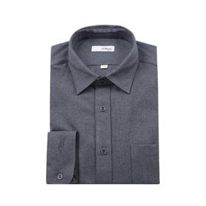 듀퐁셔츠 (S.T듀퐁)25년 FW 신상 일반핏 멜란지 기모 남방 -SE5FM11LS222SNY(네이비) SE5FM11LS222