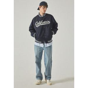 후아유 공용 패치 바시티 자켓 (WHJKF2315U) WHJKF2315U