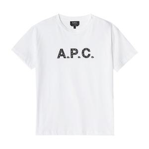 라프리마 아페쎄 COEIO F26354 TAG BLANC/NOIR 여성 반팔티