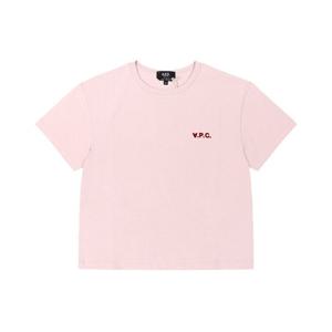 라프리마 아페쎄 COHBQ F26390 FLG ROSE POUDRE/BORDEAUX 여성 반팔티