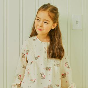 오가닉맘 HD 오가닉맘 아동 메리캣여아긴소아동원피스잠옷 MIFSSW11 MIFSSW11