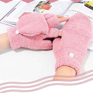 남성털장갑 남녀공용 양털 손가락 반장갑 겨울 방한장갑 털장갑