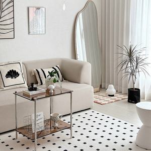 [쿠션증정] 레이디가구 반달 기능성 패브릭소파 3인용