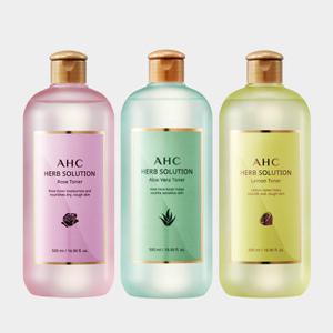 AHC 허브솔루션 토너 500ml 1개(3종 중 택1)