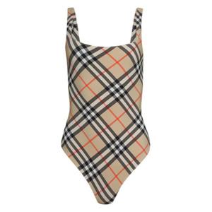 버버리 체크 스윔수트 8100758 B9368 Beige