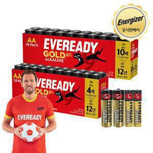 [에너자이저] 에버레디 알카라인 건전지 20입 (AA/AAA) 택 1
