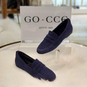 GO-CCE 여성 드라이빙로퍼 GCP3846 스웨이드네이비 1CM