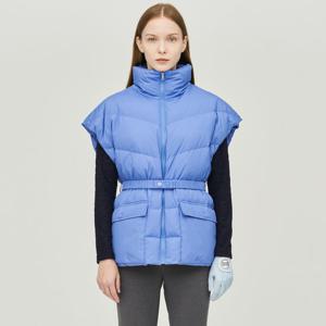 [링스] 여성 벨티드 덕다운 베스트 L21C4JV296_BL