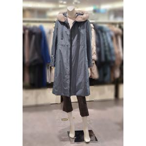 [트리아나] 소고후드밍크배색 안감렉스롱패딩TI4FA24